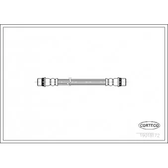 Flexible de frein CORTECO 19018172