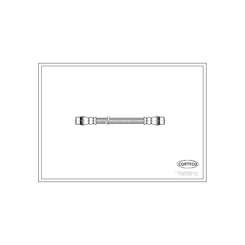 Flexible de frein CORTECO 19018172
