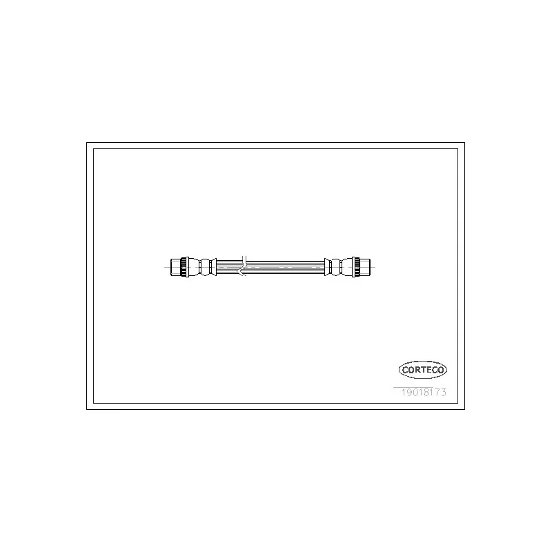 Flexible de frein CORTECO 19018173