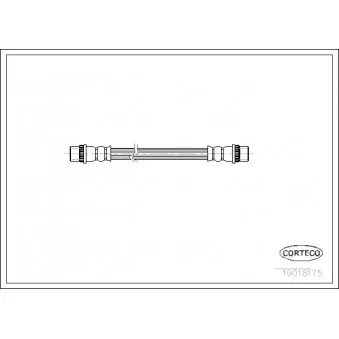 Flexible de frein CORTECO 19018175