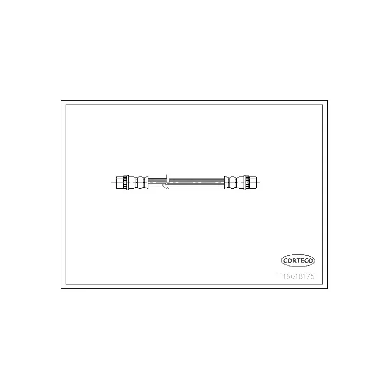 Flexible de frein CORTECO 19018175