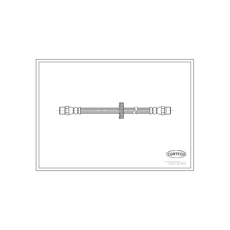 Flexible de frein CORTECO 19018180