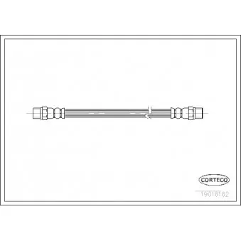 Flexible de frein CORTECO 19018182