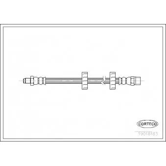 Flexible de frein CORTECO 19018183