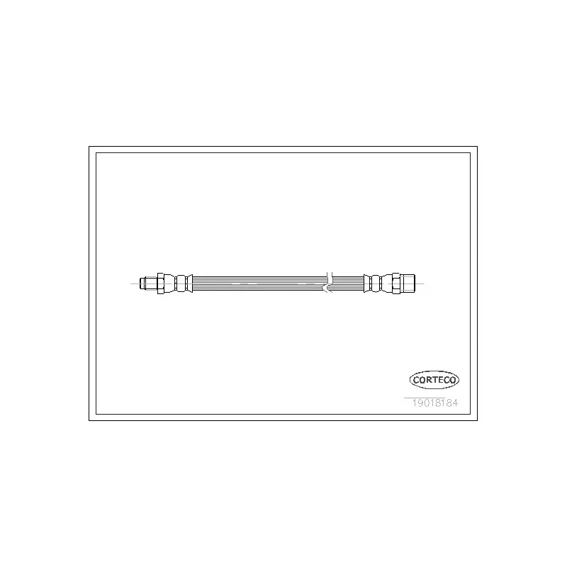 Flexible de frein CORTECO 19018184