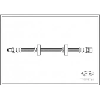 Flexible de frein CORTECO 19018186