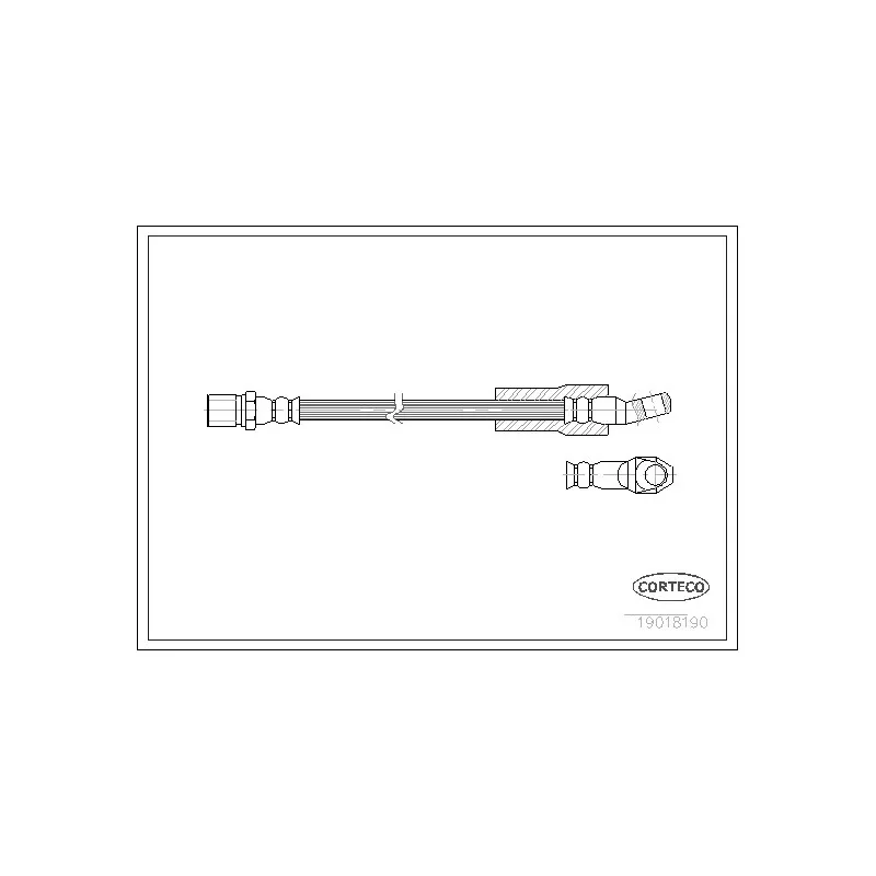 Flexible de frein CORTECO 19018190