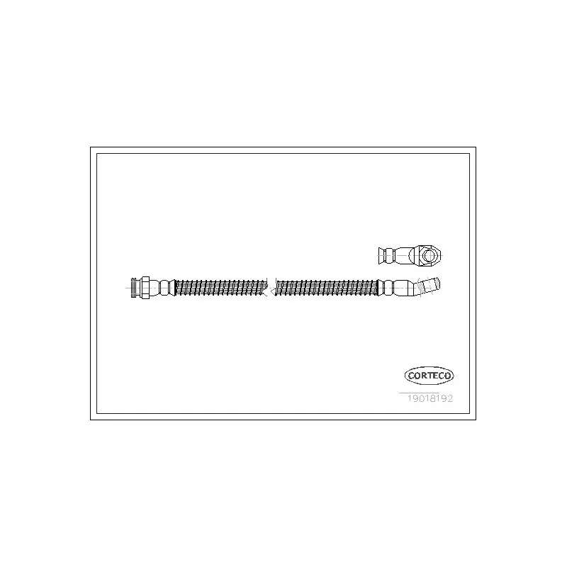Flexible de frein CORTECO 19018192