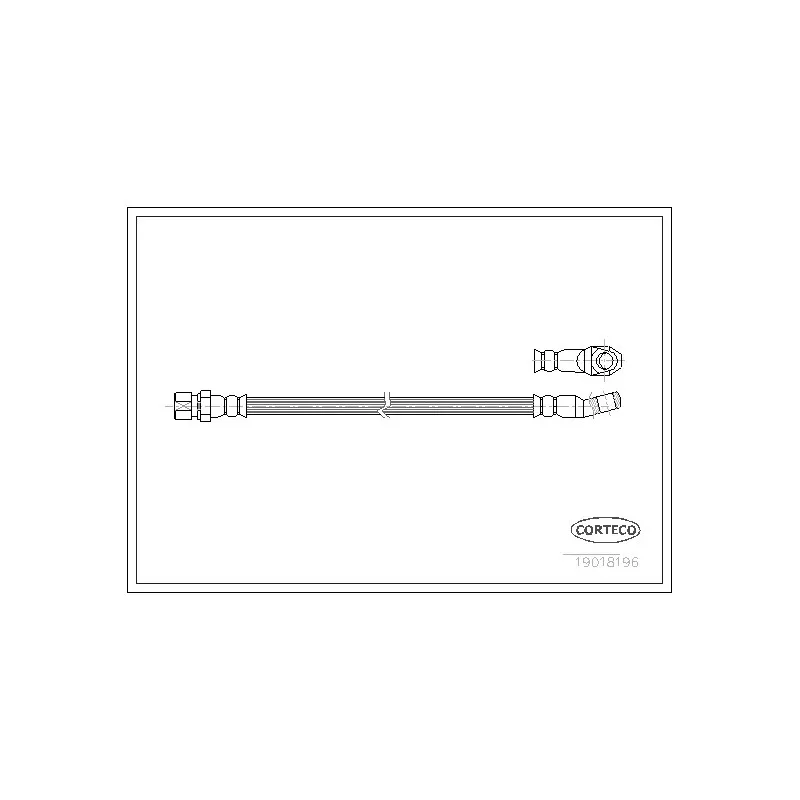 Flexible de frein CORTECO 19018196