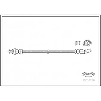 Flexible de frein CORTECO 19018198