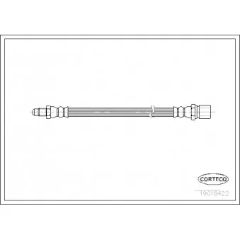 Flexible de frein CORTECO 19018422