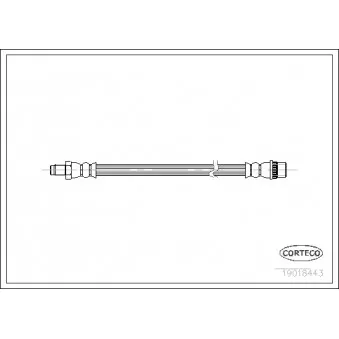 Flexible de frein CORTECO 19018443