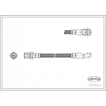 Flexible de frein CORTECO 19018464