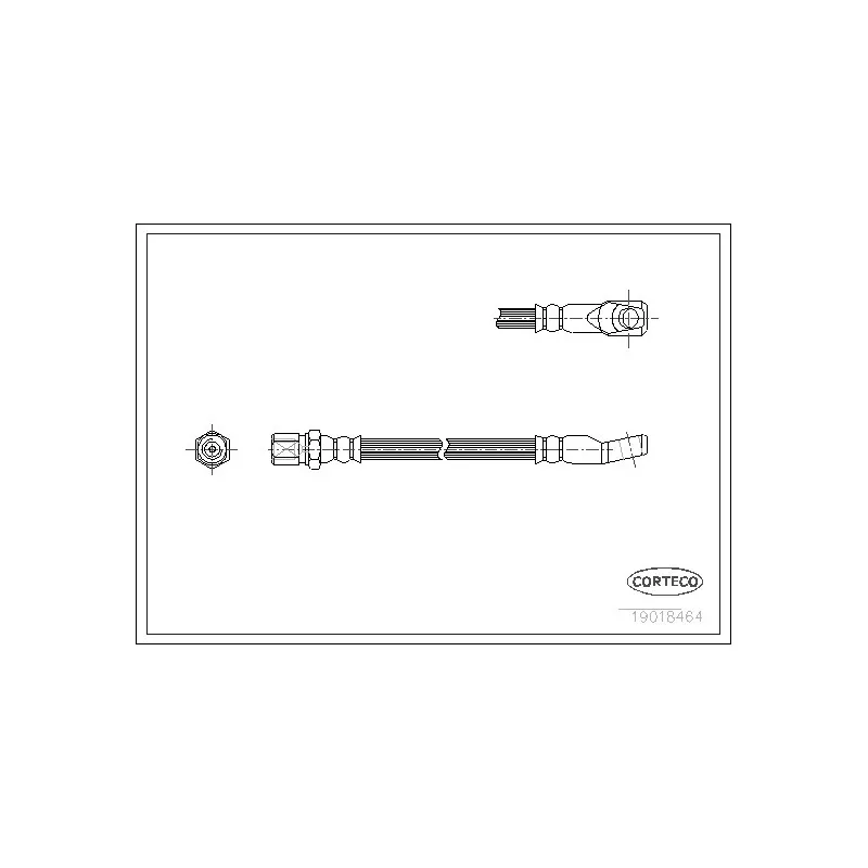 Flexible de frein CORTECO 19018464