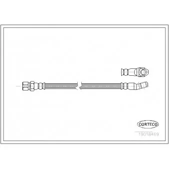 Flexible de frein CORTECO 19018469