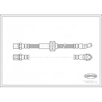 Flexible de frein CORTECO 19018472