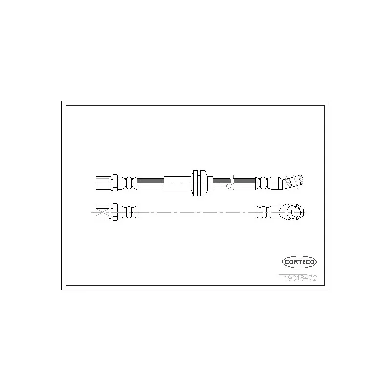 Flexible de frein CORTECO 19018472