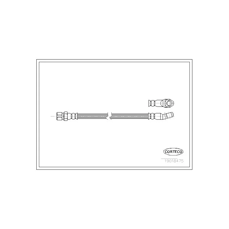 Flexible de frein CORTECO 19018475