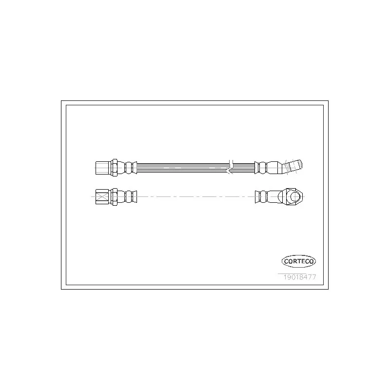 Flexible de frein CORTECO 19018477