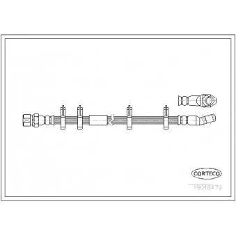 Flexible de frein CORTECO 19018479