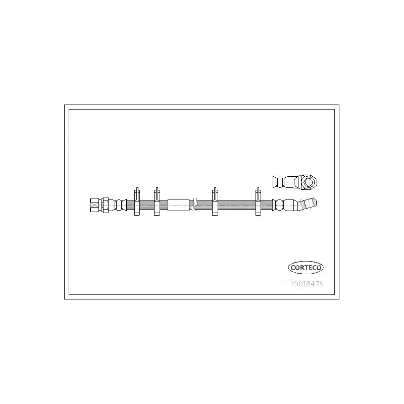 Flexible de frein CORTECO 19018479