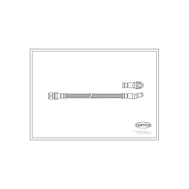 Flexible de frein CORTECO 19018482