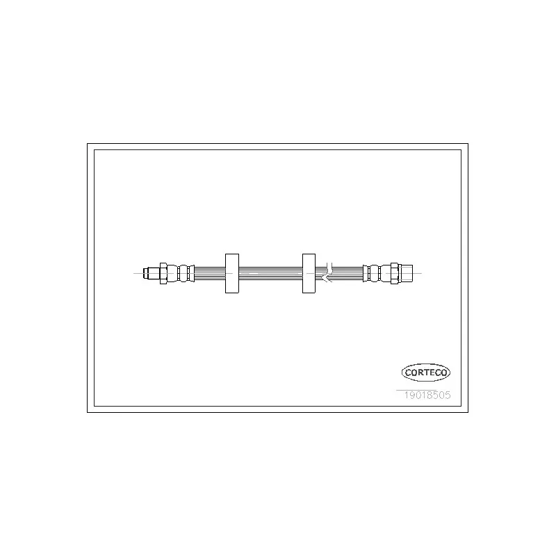 Flexible de frein CORTECO 19018505