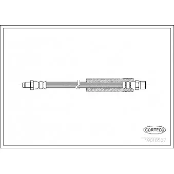 Flexible de frein CORTECO 19018507
