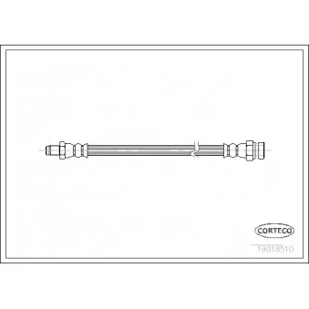 Flexible de frein CORTECO 19018510