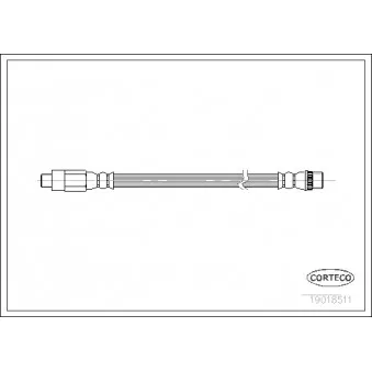 Flexible de frein CORTECO 19018511