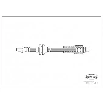 Flexible de frein CORTECO 19018517
