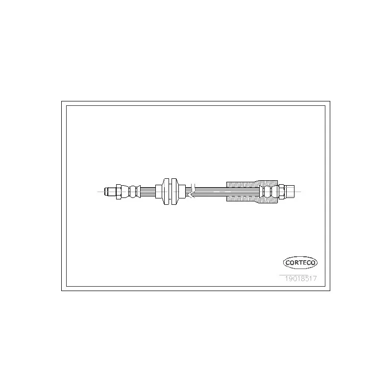 Flexible de frein CORTECO 19018517