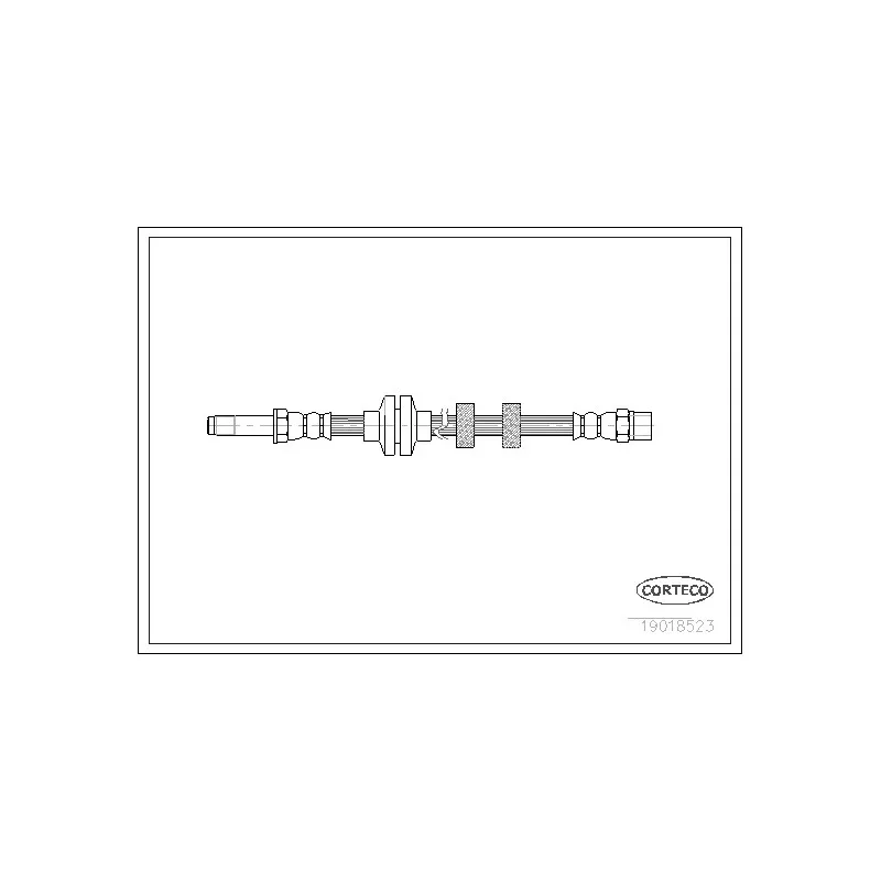 Flexible de frein CORTECO 19018523