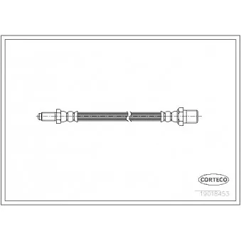Flexible de frein CORTECO 19018543