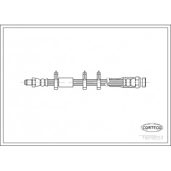 Flexible de frein CORTECO 19018553