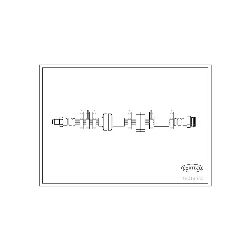 Flexible de frein CORTECO 19018555