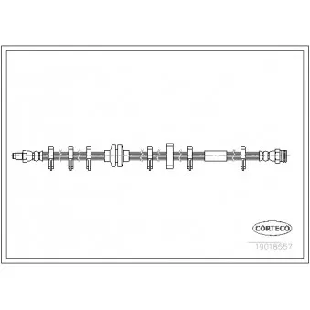 Flexible de frein CORTECO 19018557