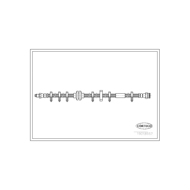 Flexible de frein CORTECO 19018557