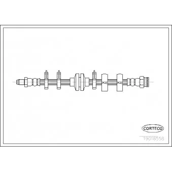 Flexible de frein CORTECO 19018558
