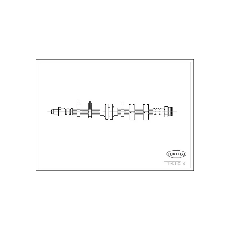 Flexible de frein CORTECO 19018558