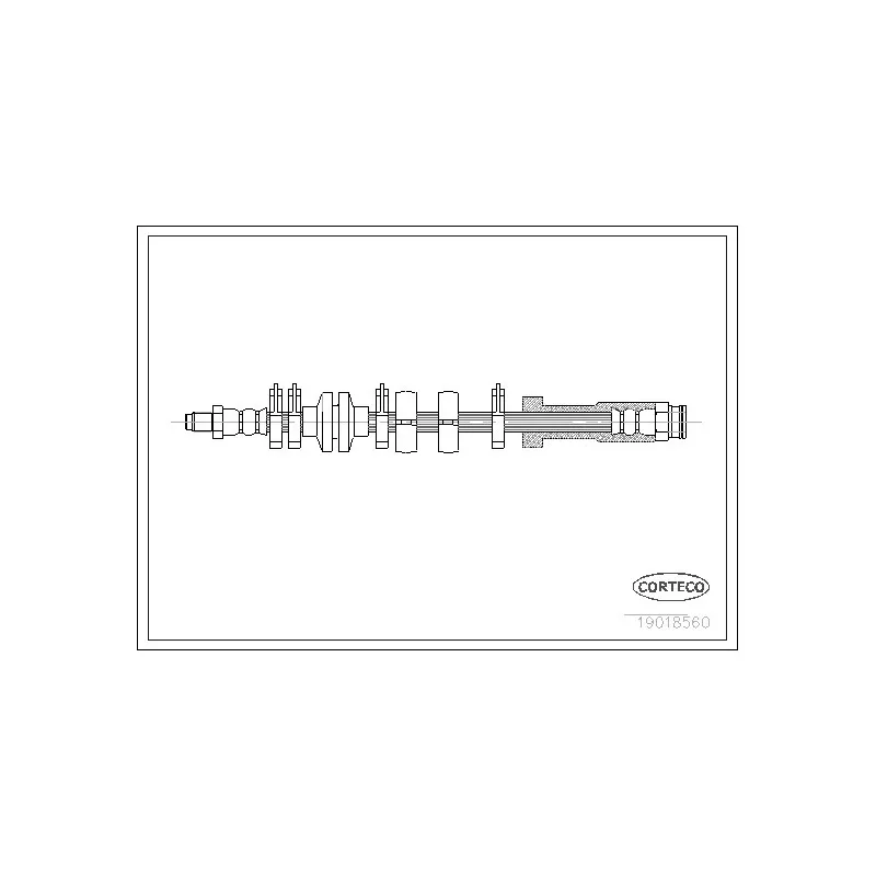 Flexible de frein CORTECO 19018560