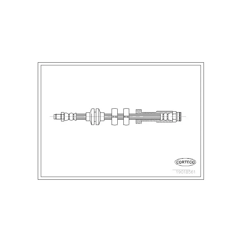 Flexible de frein CORTECO 19018561