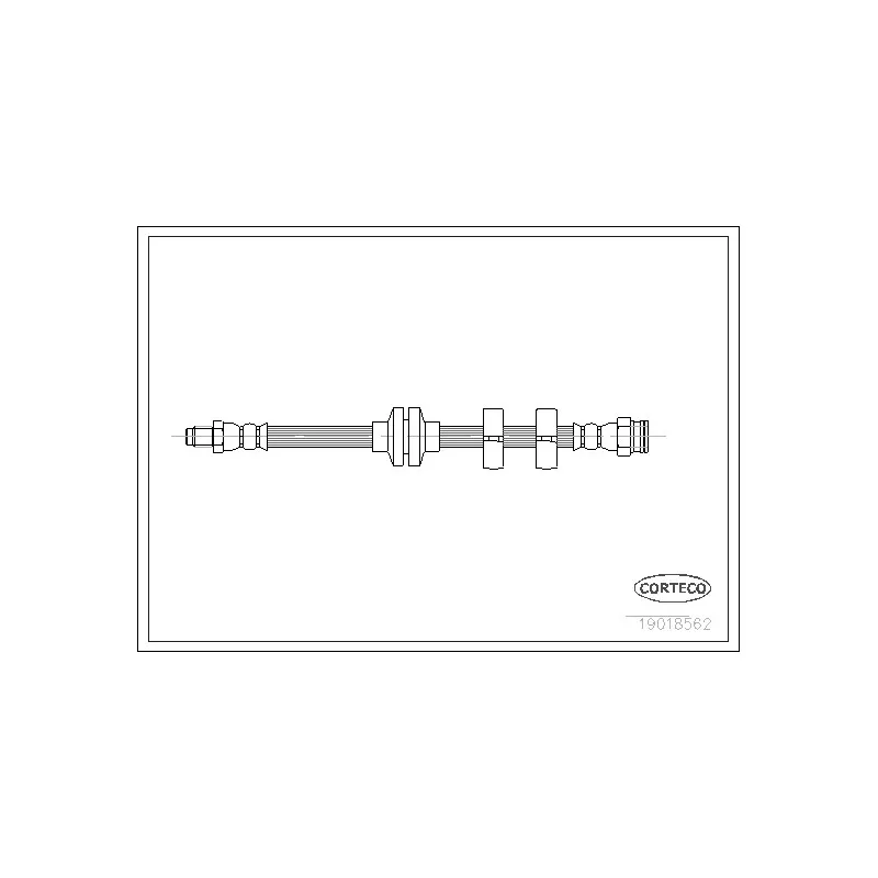 Flexible de frein CORTECO 19018562