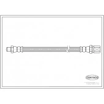 Flexible de frein CORTECO 19018570