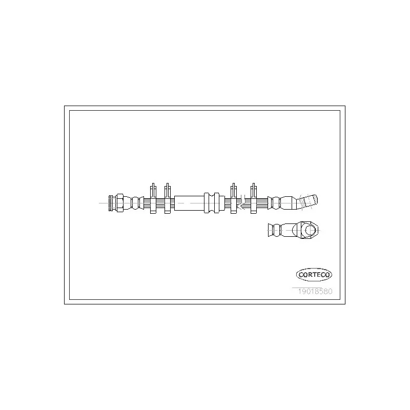Flexible de frein CORTECO 19018580