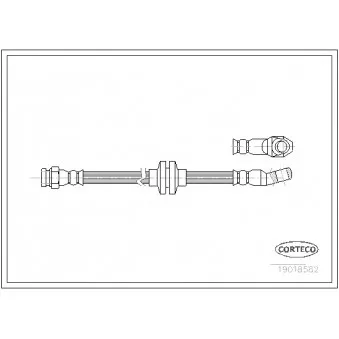 Flexible de frein CORTECO 19018582