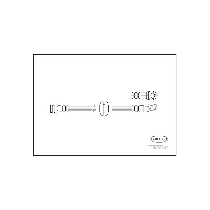 Flexible de frein CORTECO 19018582