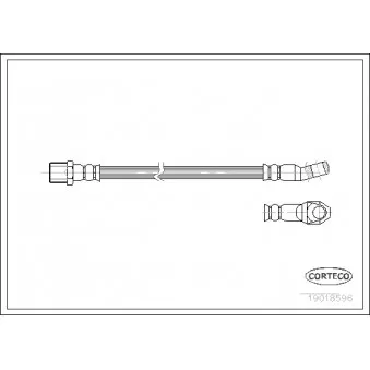 Flexible de frein CORTECO 19018596