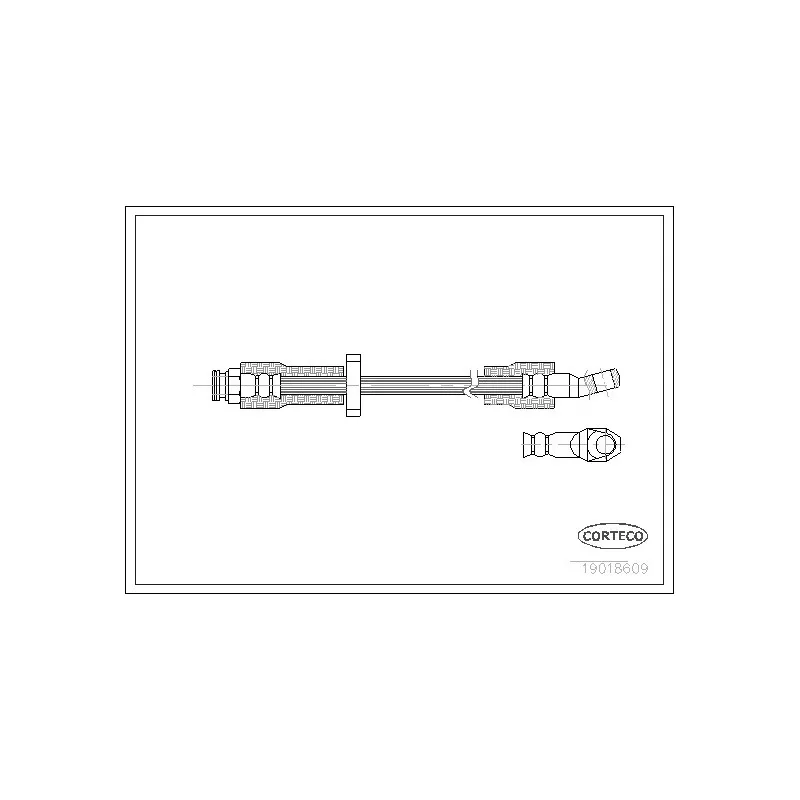 Flexible de frein CORTECO 19018609