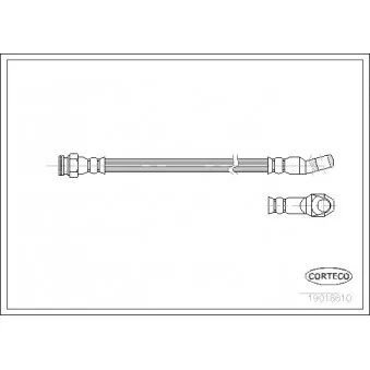 Flexible de frein CORTECO 19018610